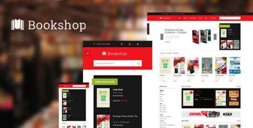 قالب فروشگاه کتاب جوملا JA BookShop