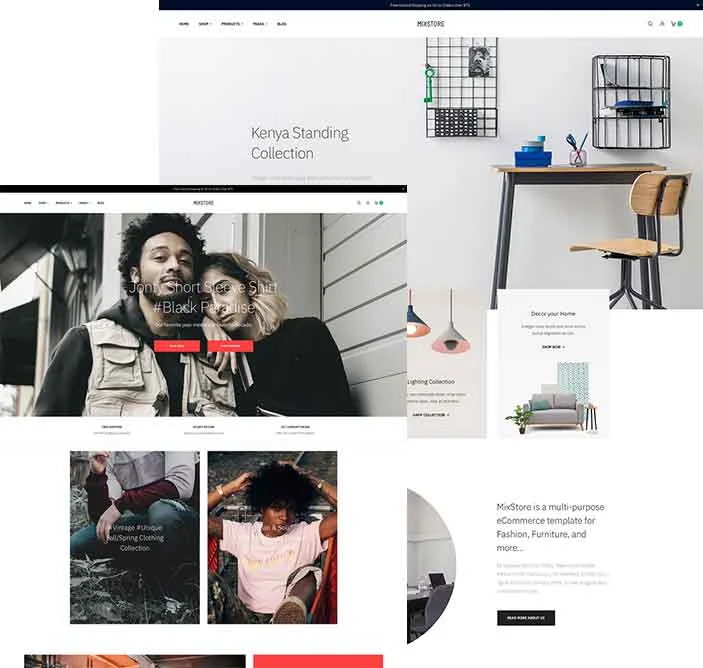 قالب فروشگاهی JA Mixstore با طراحی مدرن، شیک و امکانات ارزشمند