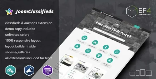 قالب آگهی جوملا JM JoomClassifieds