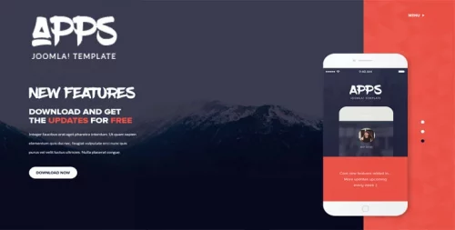 قالب استارتاپ و اپلیکیشن جوملا اپس | YJ Apps