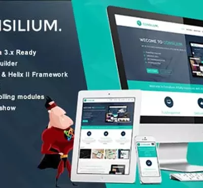 قالب شرکتی و حرفه ای جوملا JM Consilium