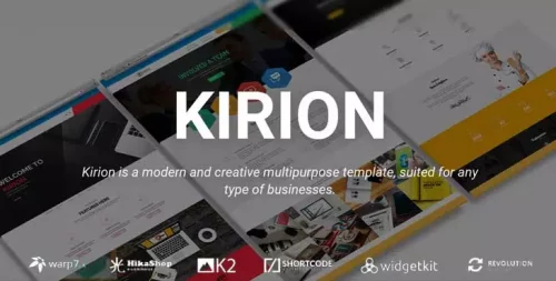 قالب حرفه ای و همکاره جوملا کریون | Kirion
