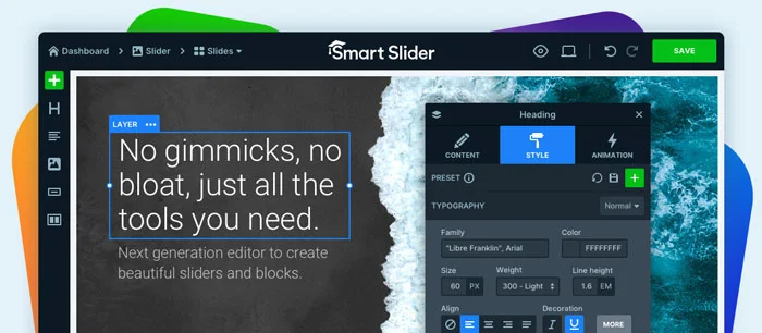 کامپوننت Smart Slider 3 پیشرفته ترین کامپوننت طراحی اسلاید برای جوملا