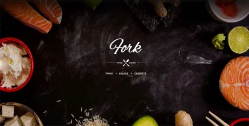 قالب رستوران جوملا فورک YJ Fork