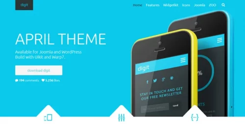 قالب شرکتی جوملا دیجیت | Yoo Digit