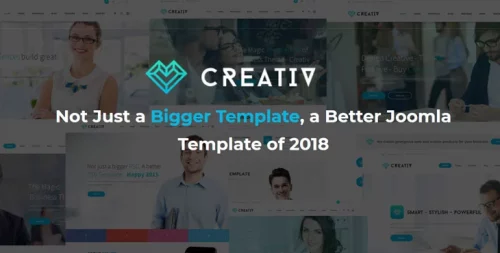 قالب حرفه ای جوملا کریتیو | Creativ