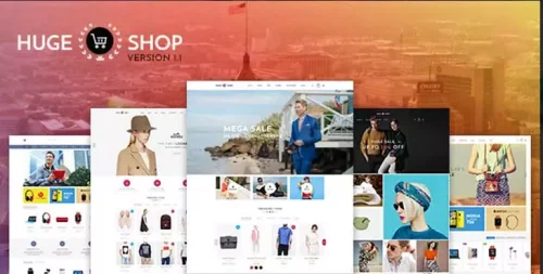 قالب فروشگاهی و چندمنظوره هگ شاپ TF Huge Shop