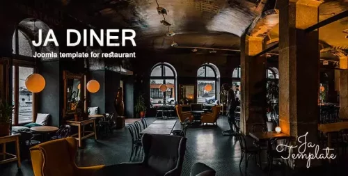 قالب رستوران جوملا JA Diner