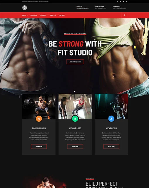 خرید قالب JA Fit با طراحی زیبا و خلاقانه