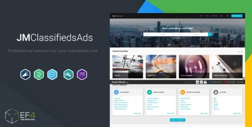 قالب سایت آگهی و تبلیغات جوملا JM ClassifiedAds