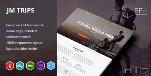 قالب گردشگری و ماجراجویی جوملا تریپس JM Trips