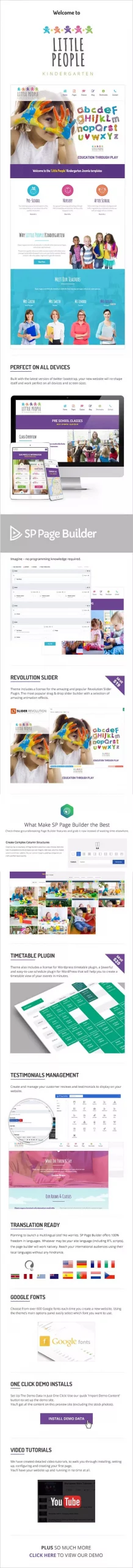 پیش نمایش قالب مهدکودک kindergarten