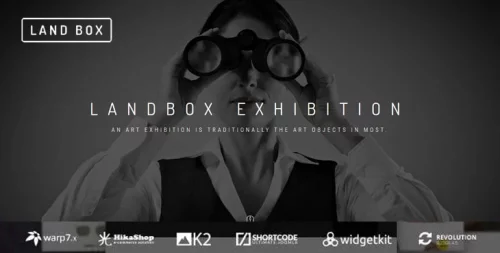 قالب حرفه ای جوملا لندباکس | Landbox