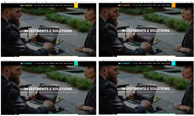 قالب جوملا LT Curico دارای چهار استایل رنگی