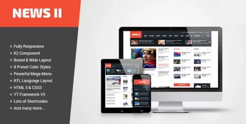 قالب خبری جوملا SJ News II