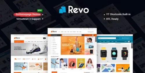 قالب فروشگاهی جوملا رئو | SJ Revo