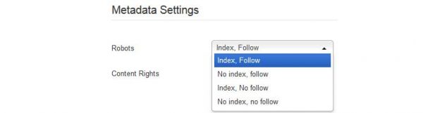 Robots متا تگ در جوملا